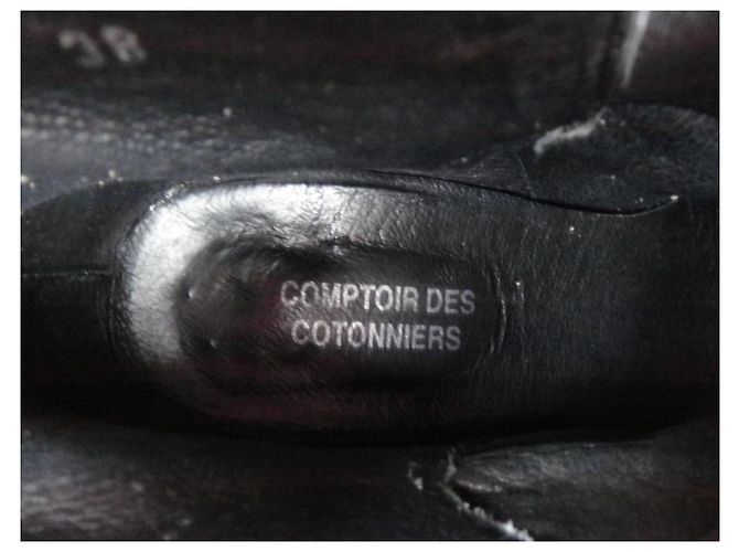 Botines de piel grises Comptoir Des Cotonniers - vista 7