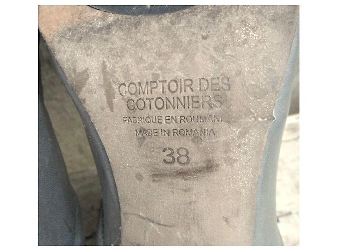 Botines de piel grises Comptoir Des Cotonniers - vista 9