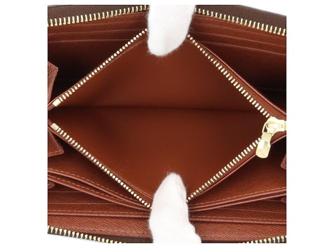 Louis Vuitton Zippy Geldbörse aus Monogramm-Canvas Braun - Ansicht 6