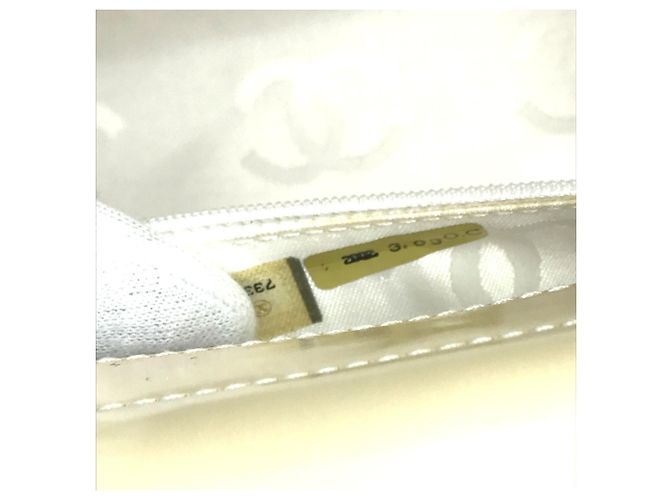 Borsa Chocolate Bar con Logo CC Coco di Chanel Bianco Giallo - vista 15