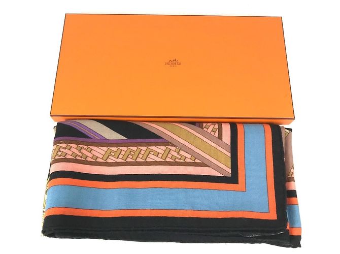 Hermès Sciarpa Gigante 140 Concours detriers di Hermes Multicolore - vista 14
