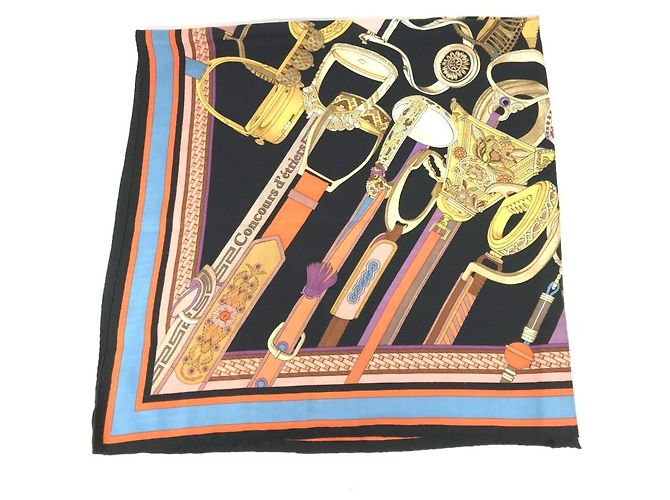 Hermès Sciarpa Gigante 140 Concours detriers di Hermes Multicolore - vista 3