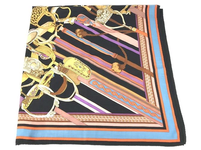 Hermès Sciarpa Gigante 140 Concours detriers di Hermes Multicolore - vista 4