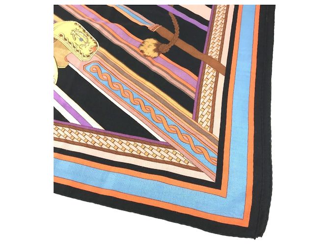 Hermès Sciarpa Gigante 140 Concours detriers di Hermes Multicolore - vista 5