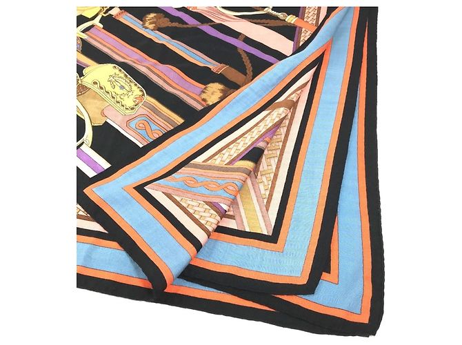 Hermès Sciarpa Gigante 140 Concours detriers di Hermes Multicolore - vista 6