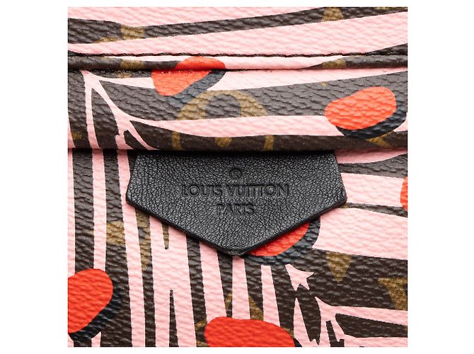 Louis Vuitton Limited Edition Monogram Canvas Jungle Dots Palm Springs PM Rucksack Schwarz - Ansicht 9