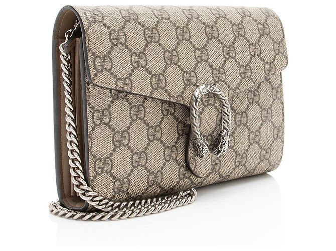Cartera de Cadena Dionysus GG Supreme de Gucci Castaño Beige - vista 2