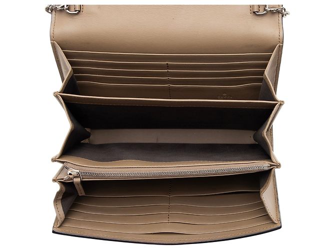 Cartera de Cadena Dionysus GG Supreme de Gucci Castaño Beige - vista 7
