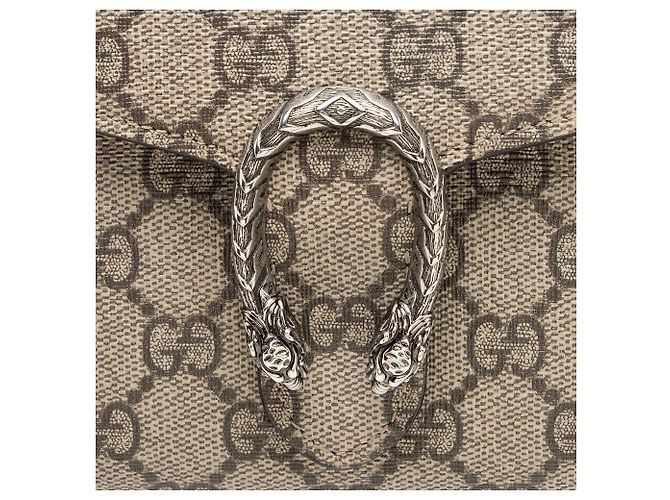 Cartera de Cadena Dionysus GG Supreme de Gucci Castaño Beige - vista 9