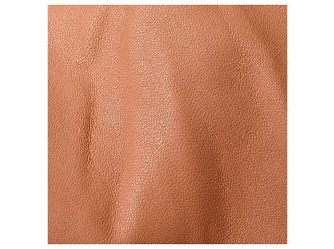 Alexander McQueen Bikerjacke mit Reißverschluss aus braunem Leder Rot - Ansicht 9