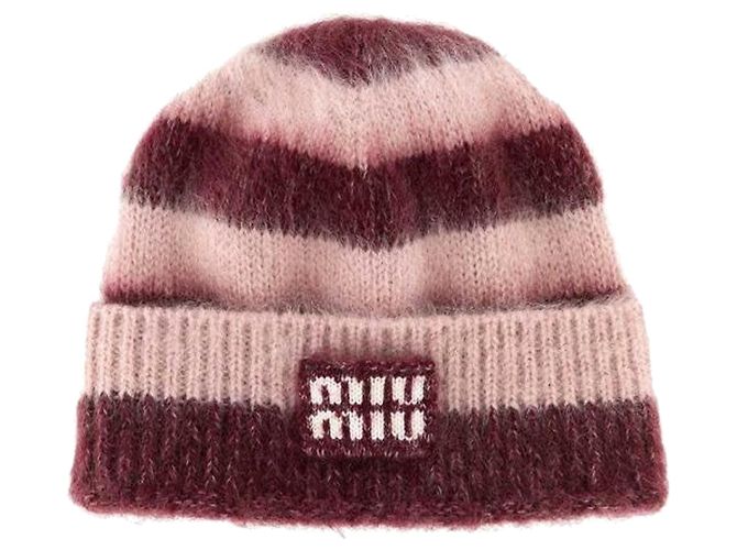 Miu Miu Bonnet en mohair - vue 4