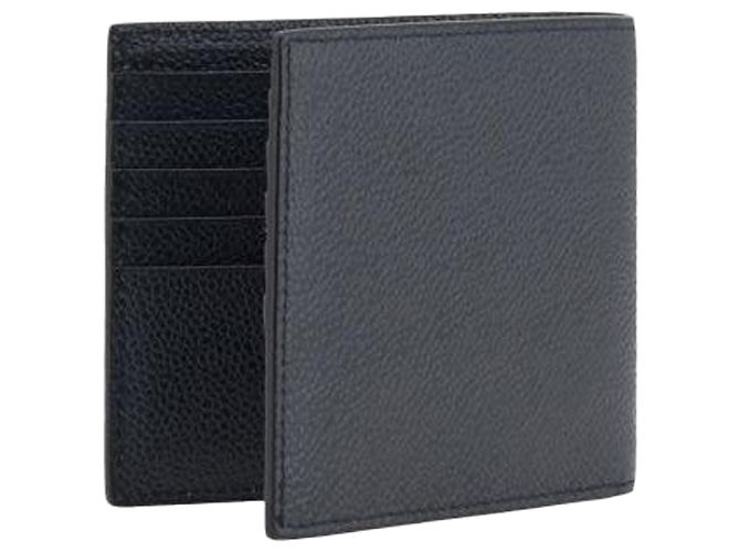 Thom Browne Bifold Geldbörse aus Pebble Grain Leder - Ansicht 5