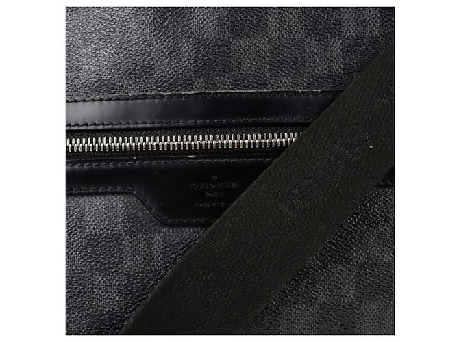 Louis Vuitton Borsa a tracolla Mix Damier Graphite Mm Nero - vista 2