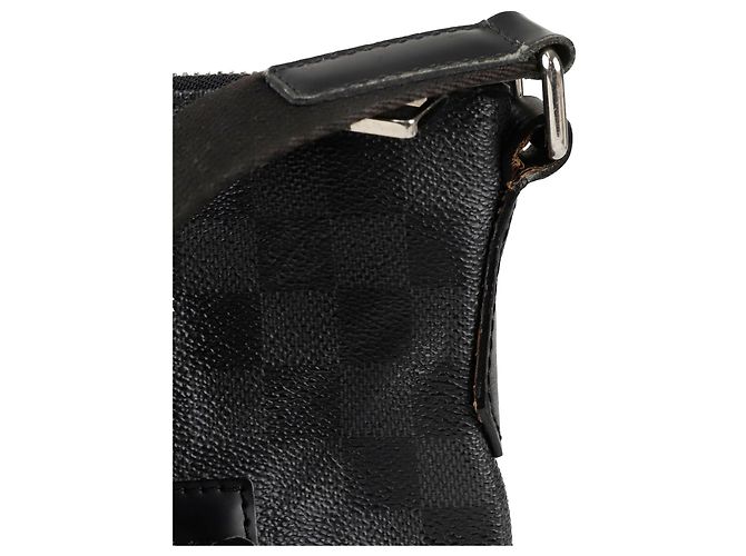 Louis Vuitton Borsa a tracolla Mix Damier Graphite Mm Nero - vista 3