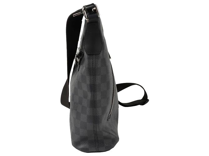 Louis Vuitton Borsa a tracolla Mix Damier Graphite Mm Nero - vista 6