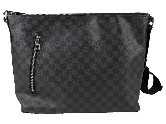 Louis Vuitton Borsa a tracolla Mix Damier Graphite Mm Nero - vista 7