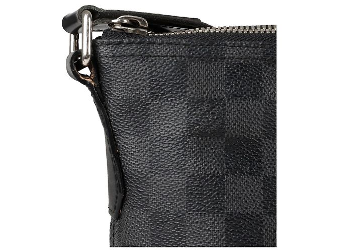 Louis Vuitton Borsa a tracolla Mix Damier Graphite Mm Nero - vista 8