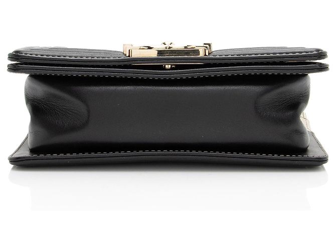 Chanel Bicolor Kalbsleder Kleine Boy Tasche Schwarz - Ansicht 4