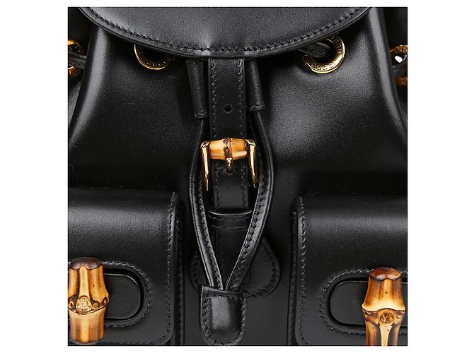 Bamboo Gucci Mochila de bambú Negro - vista 3