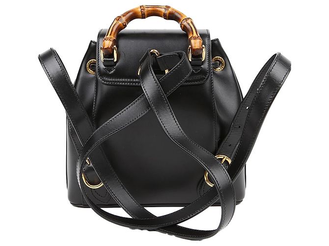 Bamboo Gucci Mochila de bambú Negro - vista 4