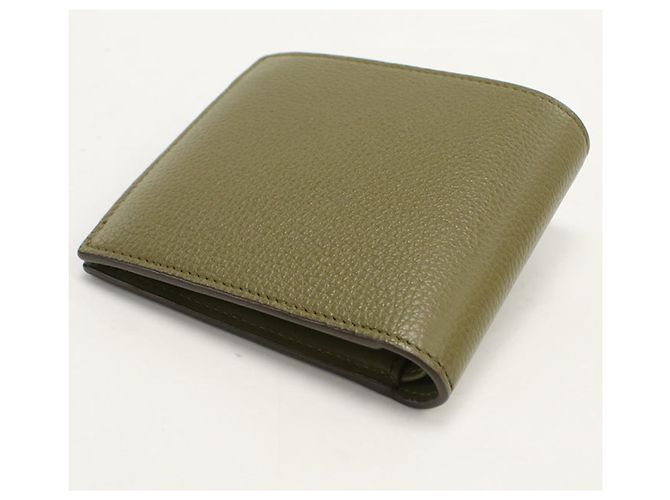 Portafoglio bifold Loewe in khaki Cachi - vista 2