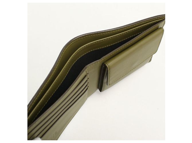 Portafoglio bifold Loewe in khaki Cachi - vista 4