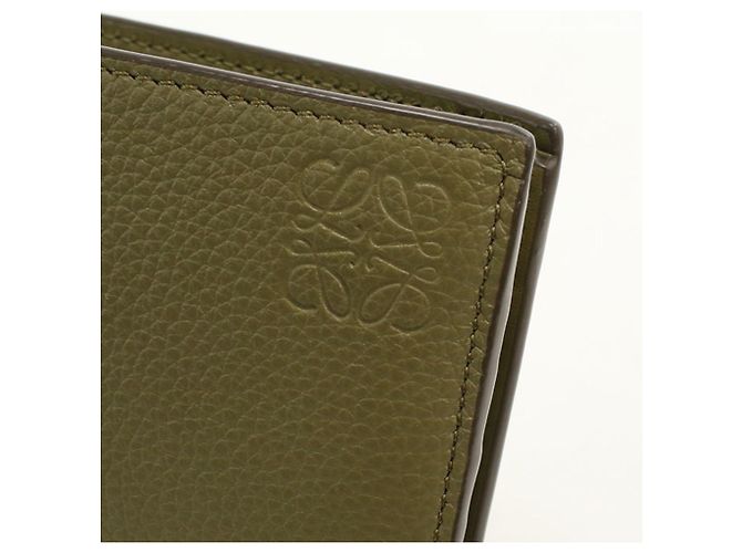 Portafoglio bifold Loewe in khaki Cachi - vista 7