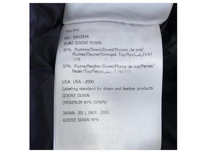 Chaqueta de plumas Moncler FRIOLAND Roja Azul Azul marino - vista 4