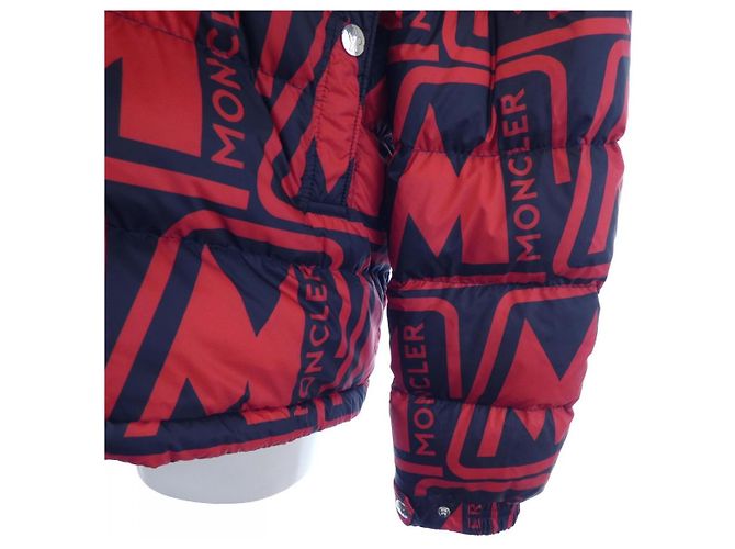 Chaqueta de plumas Moncler FRIOLAND Roja Azul Azul marino - vista 7