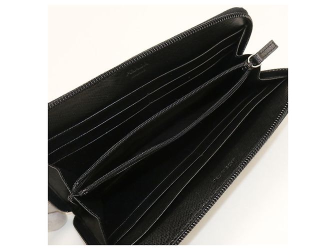 Cartera larga de nylon negro Prada - vista 3