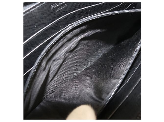 Cartera larga de nylon negro Prada - vista 4