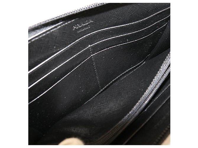 Cartera larga de nylon negro Prada - vista 5