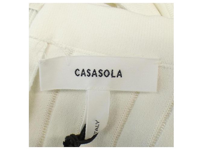 Autre Marque Vestido CASASOLA Branco - vista 4