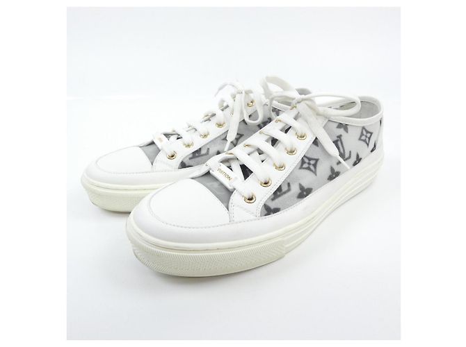 Sneakers Stellar Line Louis Vuitton Nero Bianco - vista 3