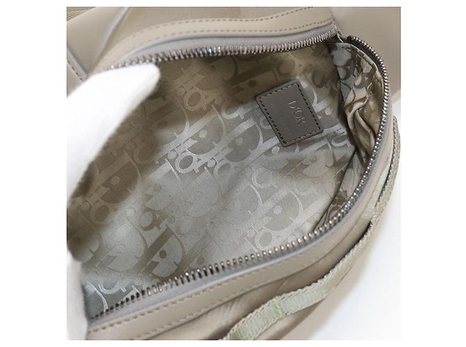 Christian Dior DIOR Body Bag Scarab Men's Gray Brown - view 4
