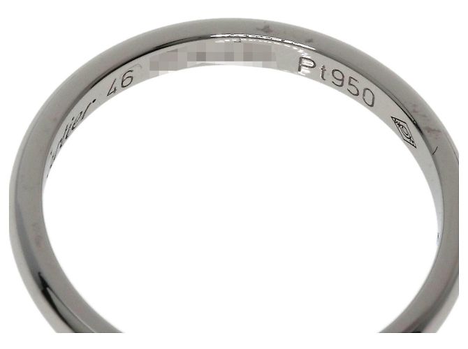 Bague en Platine 950 Cartier Argenté - vue 5