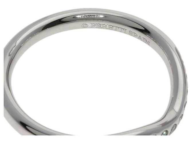 Tiffany & Co. Ring mit gewölbtem Diamantband Silber - Ansicht 6