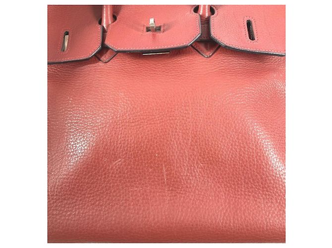 Borsa Tote Hermès Birkin 35 Rosso - vista 17