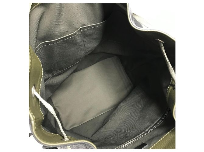 Noe Zaino Noé in taurillon con logo Louis Vuitton Nero Cachi - vista 12