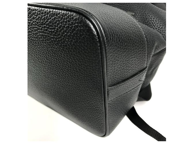 Noe Zaino Noé in taurillon con logo Louis Vuitton Nero Cachi - vista 7