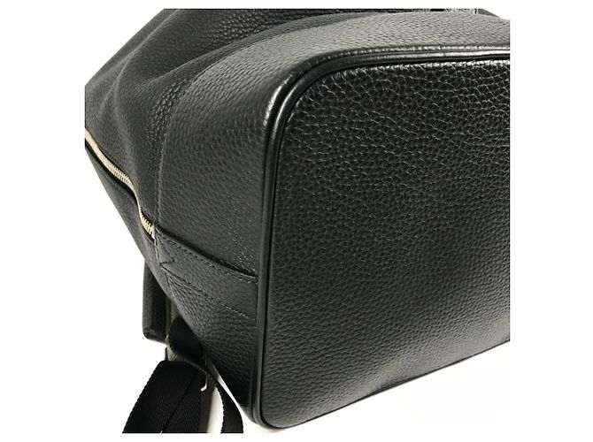 Noe Zaino Noé in taurillon con logo Louis Vuitton Nero Cachi - vista 8