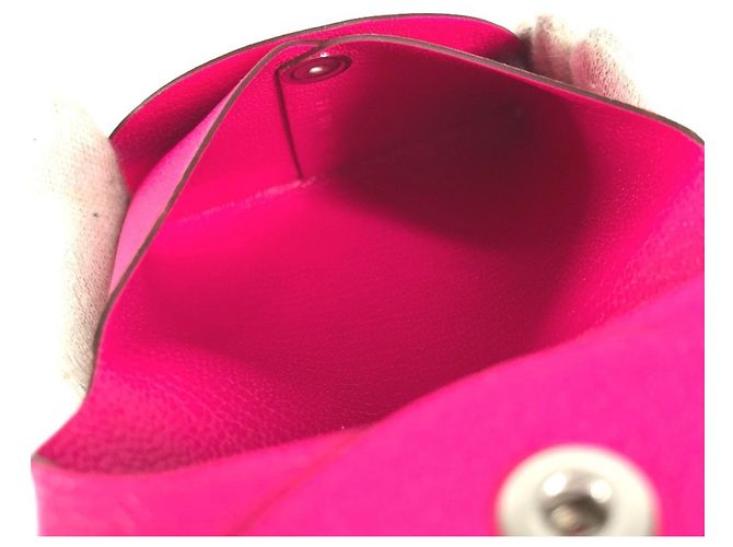 Bastia Münzgeldbörse von Hermès Pink - Ansicht 11