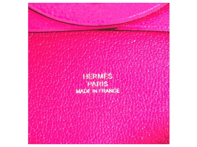 Bastia Münzgeldbörse von Hermès Pink - Ansicht 13