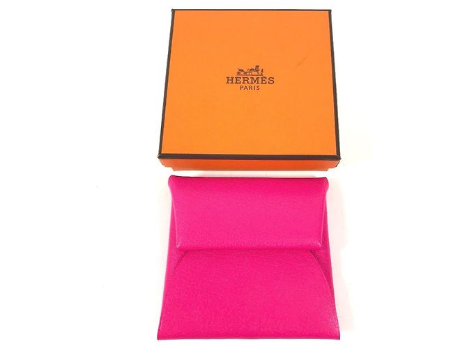 Bastia Münzgeldbörse von Hermès Pink - Ansicht 14