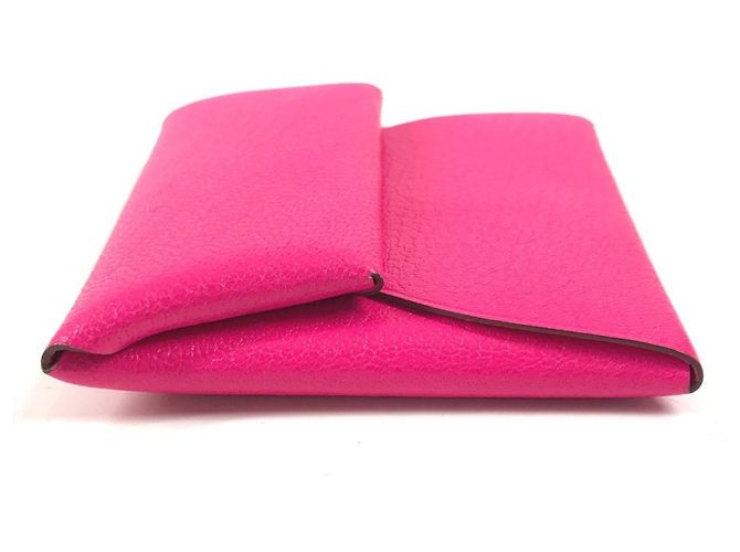 Bastia Münzgeldbörse von Hermès Pink - Ansicht 4