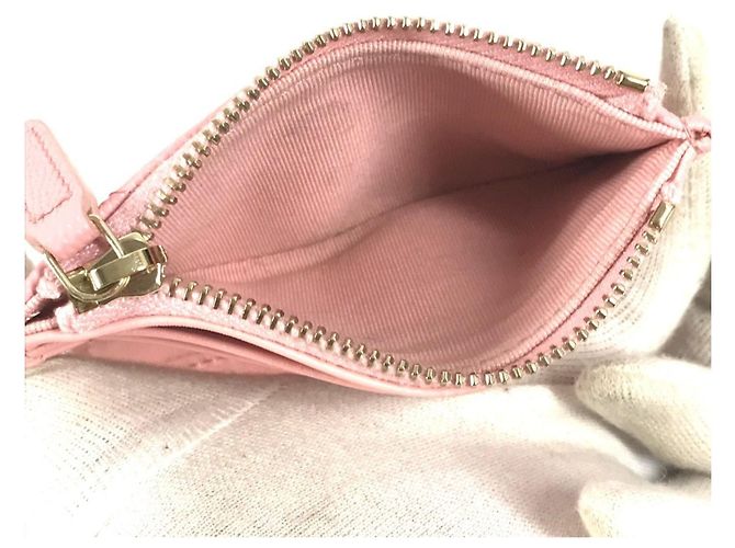 Rosa gesteppter Visitenkartenetui von Chanel Pink - Ansicht 11