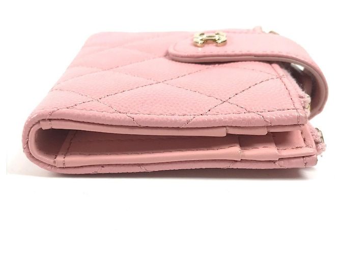 Rosa gesteppter Visitenkartenetui von Chanel Pink - Ansicht 4