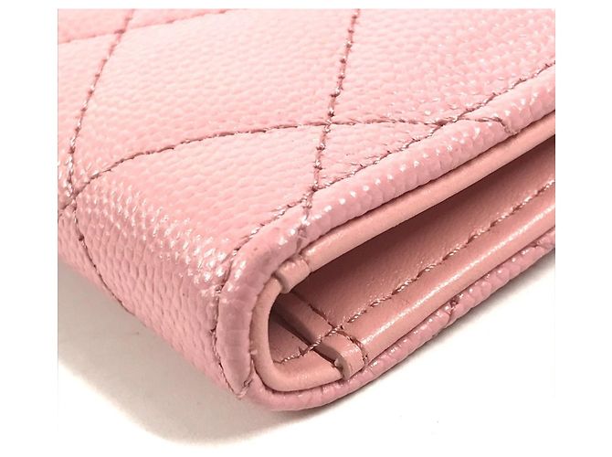 Rosa gesteppter Visitenkartenetui von Chanel Pink - Ansicht 6