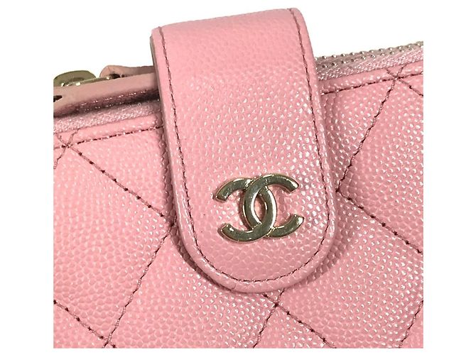 Rosa gesteppter Visitenkartenetui von Chanel Pink - Ansicht 8
