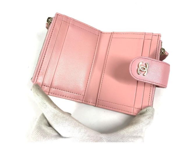 Rosa gesteppter Visitenkartenetui von Chanel Pink - Ansicht 9